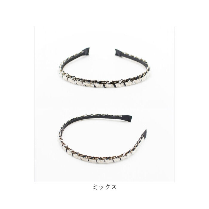 BACKYARD FAMILY「ツイード カチューシャ キッズ シンプル 通販 ヘッドドレス 女の子 子供 子ども こども」|その他|