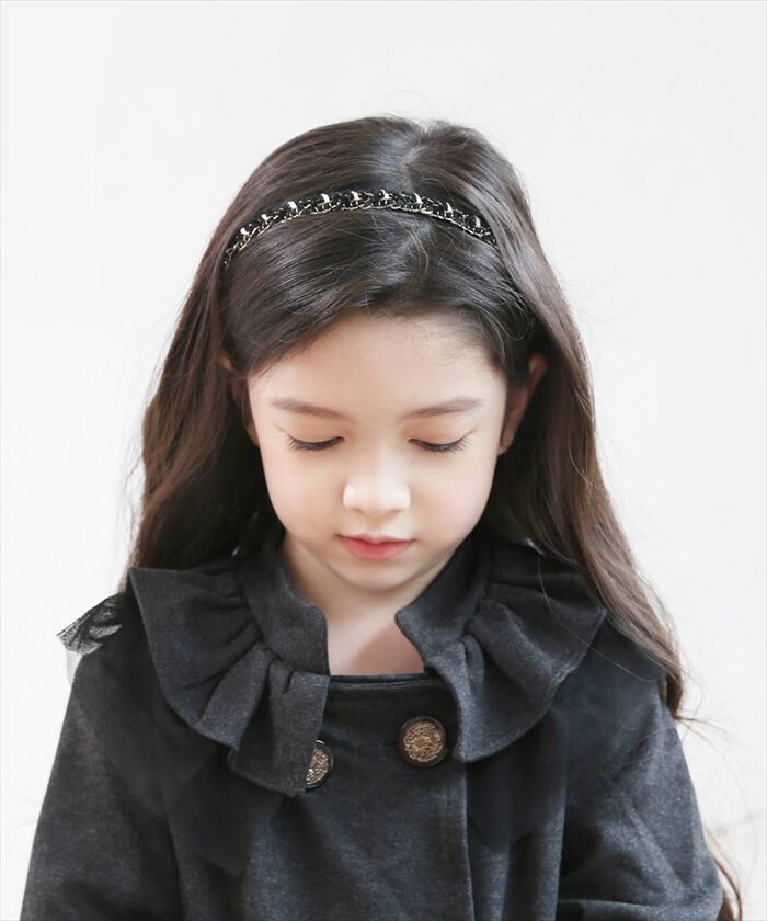 BACKYARD FAMILY「ツイード カチューシャ キッズ シンプル 通販 ヘッドドレス 女の子 子供 子ども こども」|その他|