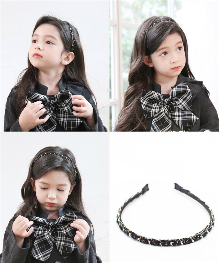 BACKYARD FAMILY「ツイード カチューシャ キッズ シンプル 通販 ヘッドドレス 女の子 子供 子ども こども」|その他|