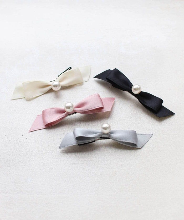 BACKYARD FAMILY「ヘアクリップ 大きめ リボン 通販 ヘア クリップ ヘアピン 髪飾り 髪留め キッズ 女の子 子供」|その他|