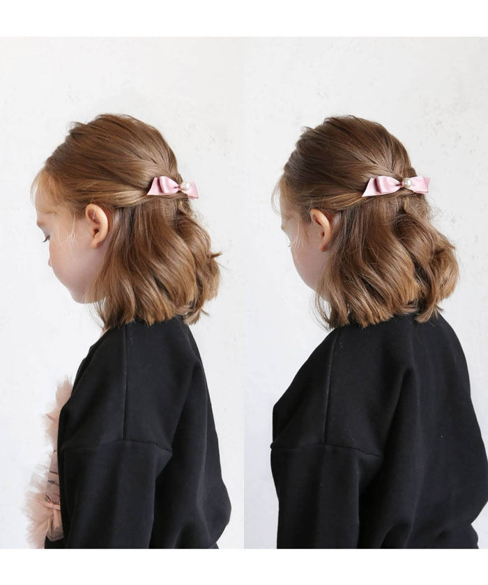 BACKYARD FAMILY「ヘアクリップ 大きめ リボン 通販 ヘア クリップ ヘアピン 髪飾り 髪留め キッズ 女の子 子供」|その他|