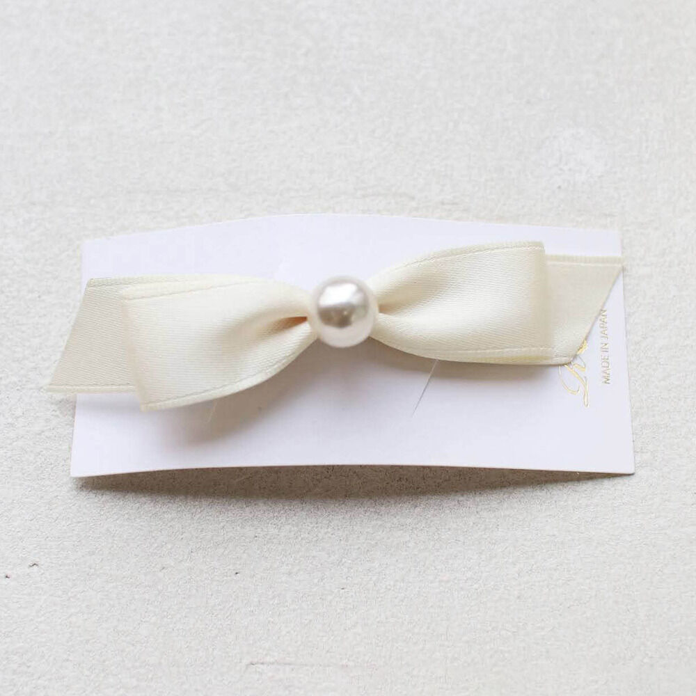 BACKYARD FAMILY「ヘアクリップ 大きめ リボン 通販 ヘア クリップ ヘアピン 髪飾り 髪留め キッズ 女の子 子供」|その他|イエロー1