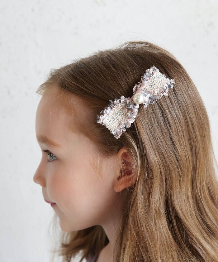 BACKYARD FAMILY「ヘアクリップ 大きめ リボン 通販 ヘア クリップ ヘアピン 髪飾り 髪留め キッズ 女の子 子供」|その他|