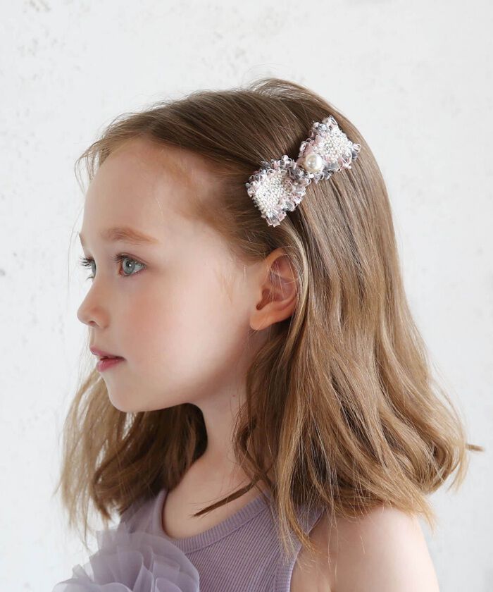 BACKYARD FAMILY「ヘアクリップ 大きめ リボン 通販 ヘア クリップ ヘアピン 髪飾り 髪留め キッズ 女の子 子供」|その他|