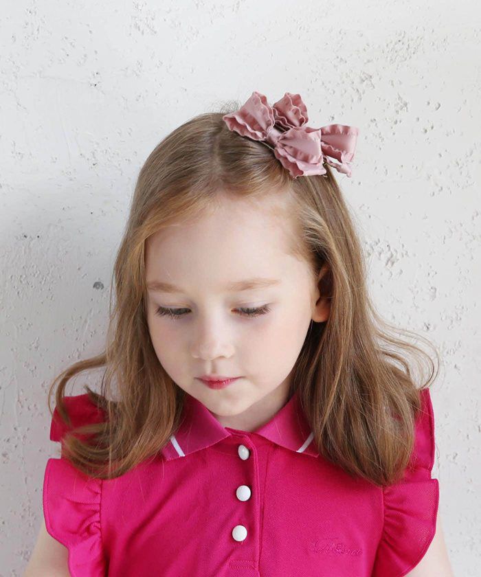 BACKYARD FAMILY「ヘアクリップ リボン 小さめ 2個セット 通販 ヘア クリップ ヘアピン 髪飾り 髪留め キッズ」|その他|