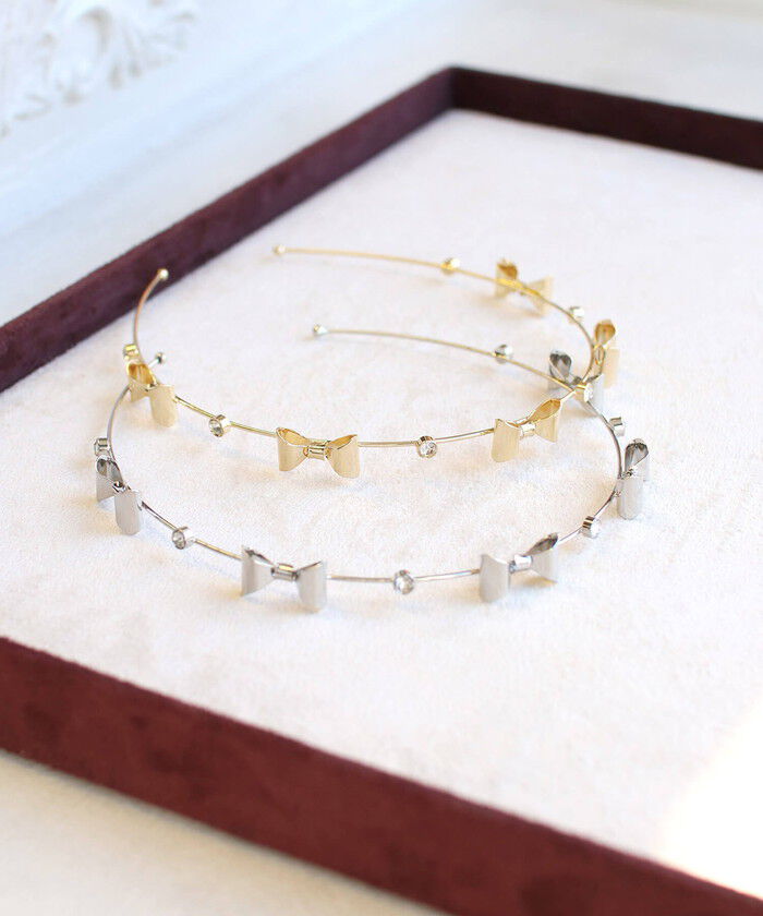 BACKYARD FAMILY「細い カチューシャ キッズ キラキラ リボン 通販 ヘッドドレス 髪飾り 女の子 子供 子ども」|その他|