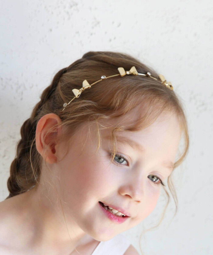 BACKYARD FAMILY「細い カチューシャ キッズ キラキラ リボン 通販 ヘッドドレス 髪飾り 女の子 子供 子ども」|その他|