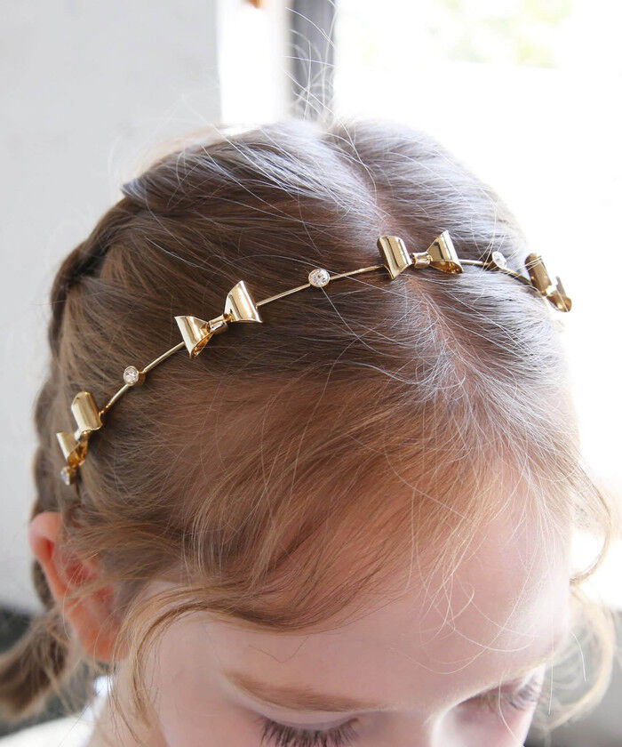 BACKYARD FAMILY「細い カチューシャ キッズ キラキラ リボン 通販 ヘッドドレス 髪飾り 女の子 子供 子ども」|その他|