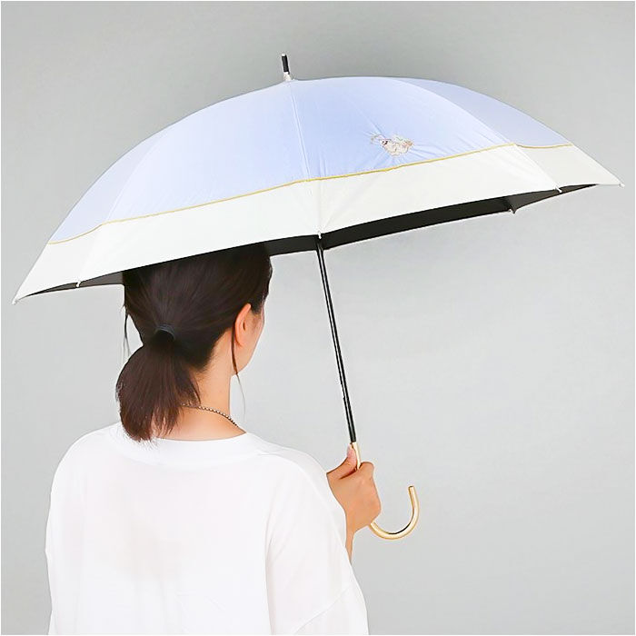 BACKYARD FAMILY「because ビコーズ 傘 晴雨兼用 通販 長傘 晴雨兼用傘 晴雨兼用長傘 完全遮光100％」|傘|