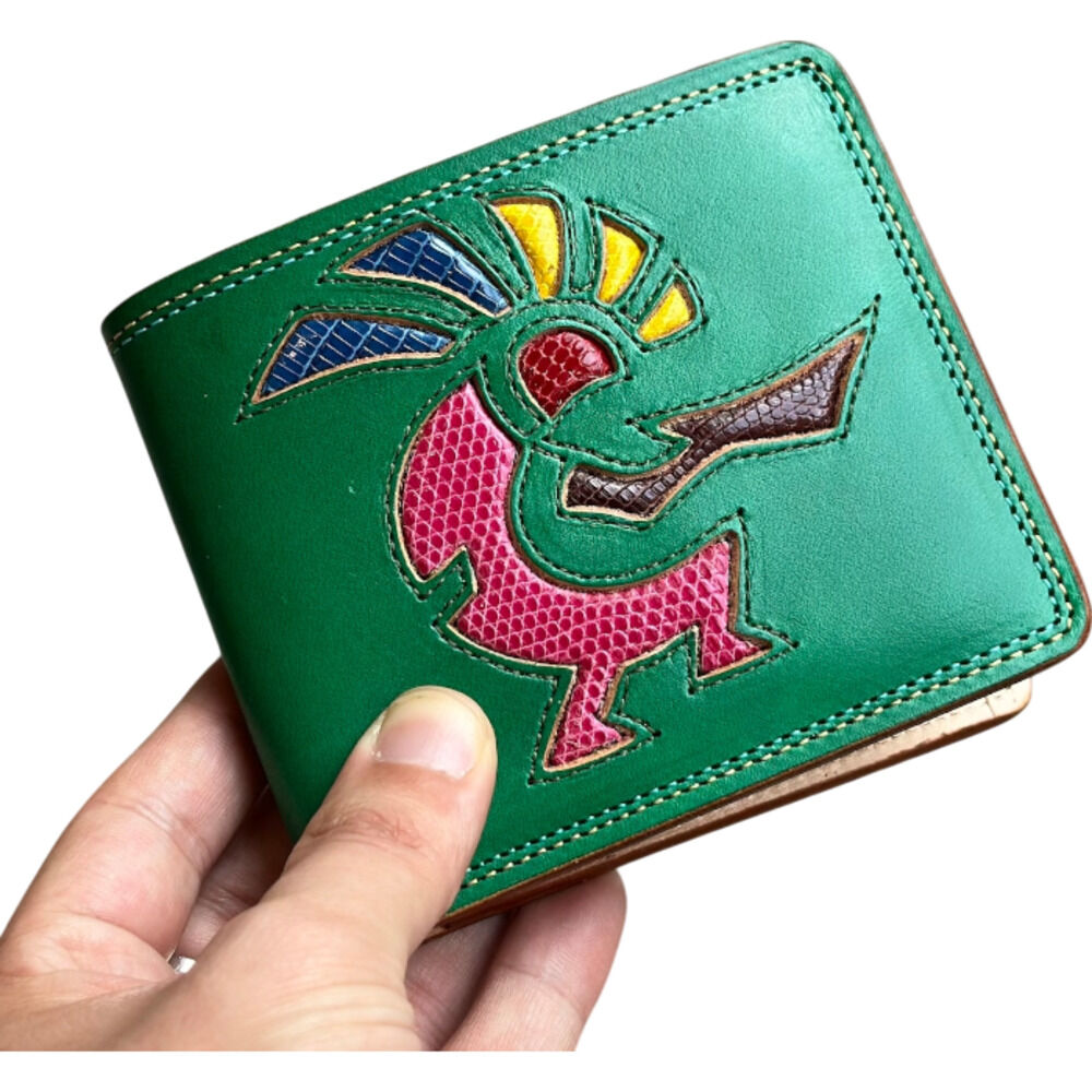 BACKYARD FAMILY「本革 二つ折り財布 メンズ 通販 日本製 財布 さいふ ブランド お札入れ 小銭入れ」|財布|グリーン1