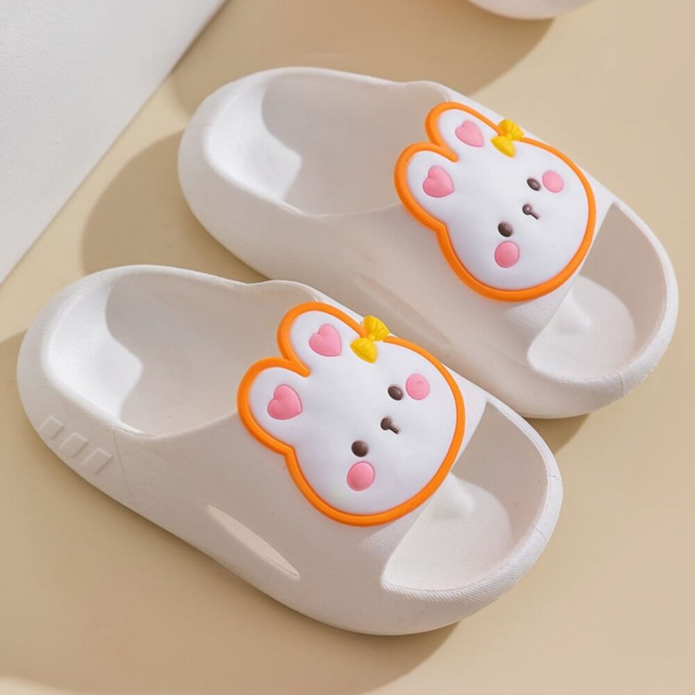 BACKYARD FAMILY「スリッパ バススリッパ キッズ 通販 キッズスリッパ キッズルームシューズ ルームシューズ」|サンダル|ホワイト1