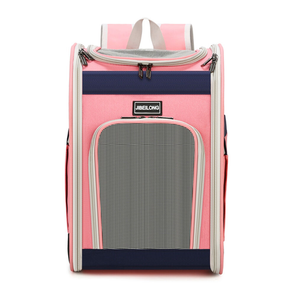 BACKYARD FAMILY「ペット キャリーバッグ 犬 猫 縦型 通販 ペットバッグ ペットバック ドッグバッグ ドッグバック」|その他|ピンク1