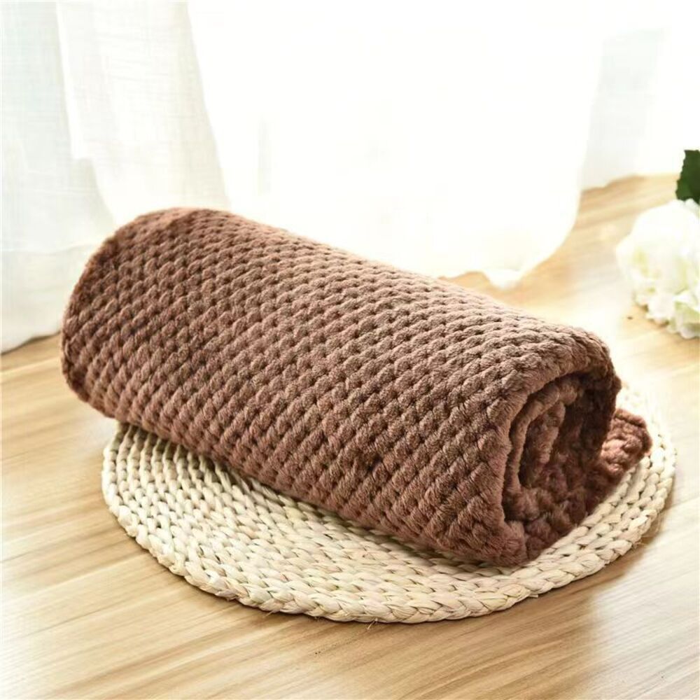 BACKYARD FAMILY「ペット ブランケット 通販 ペット毛布 毛布 犬毛布 猫毛布 暖かい ペットマット 無地 シンプル」|その他|ブラウン1
