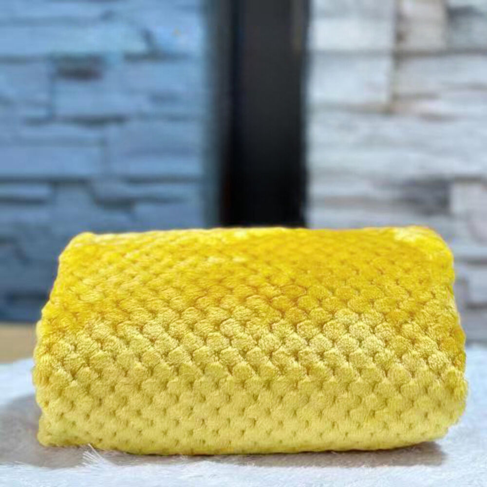 BACKYARD FAMILY「ペット ブランケット 通販 ペット毛布 毛布 犬毛布 猫毛布 暖かい ペットマット 無地 シンプル」|その他|イエロー1