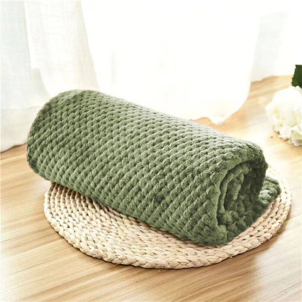 BACKYARD FAMILY「ペット ブランケット 通販 ペット毛布 毛布 犬毛布 猫毛布 暖かい ペットマット 無地 シンプル」|その他|グリーン1