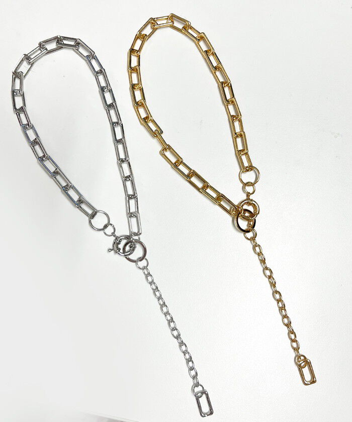 BACKYARD FAMILY「ネックレス チェーン 太め 通販 ダイヤモンドハーツ nec-0370 Diamond」|その他|