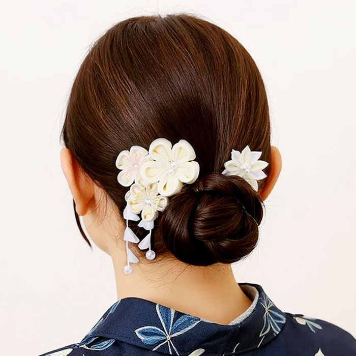 BACKYARD FAMILY「和装 髪飾り 通販 ヘアアクセサリー ヘアアクセ つまみ細工 へッドアクセサリー 着物」|その他|