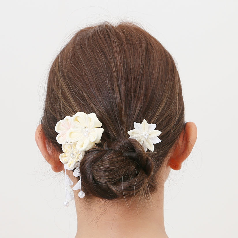 BACKYARD FAMILY「和装 髪飾り 通販 ヘアアクセサリー ヘアアクセ つまみ細工 へッドアクセサリー 着物」|その他|