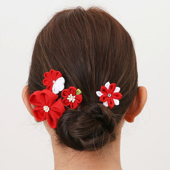 BACKYARD FAMILY「和装 髪飾り 通販 ヘアアクセサリー ヘアアクセ へッドアクセサリー つまみ細工 着物」|その他|