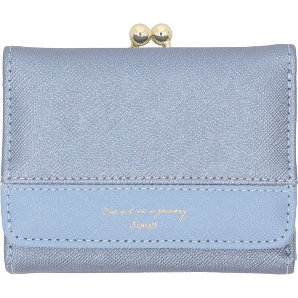 BACKYARD FAMILY「がま口財布 通販 JOUET ジョエット ミニ財布 財布 さいふ 合成皮革 コンパクト 小銭入れ」|財布|ブルー2