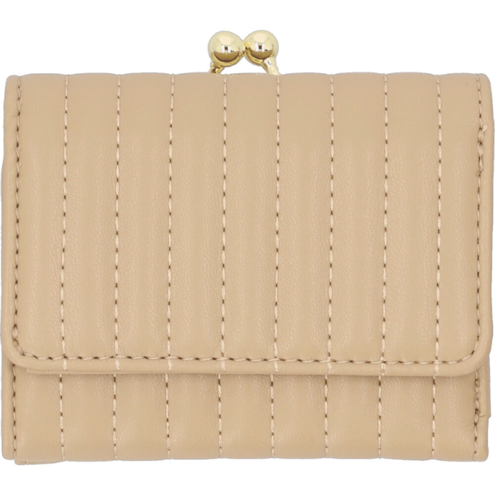 BACKYARD FAMILY「がま口財布 通販 JOUET ジョエット ミニ財布 財布 さいふ 合成皮革 コンパクト 小銭入れ」|財布|ベージュ1