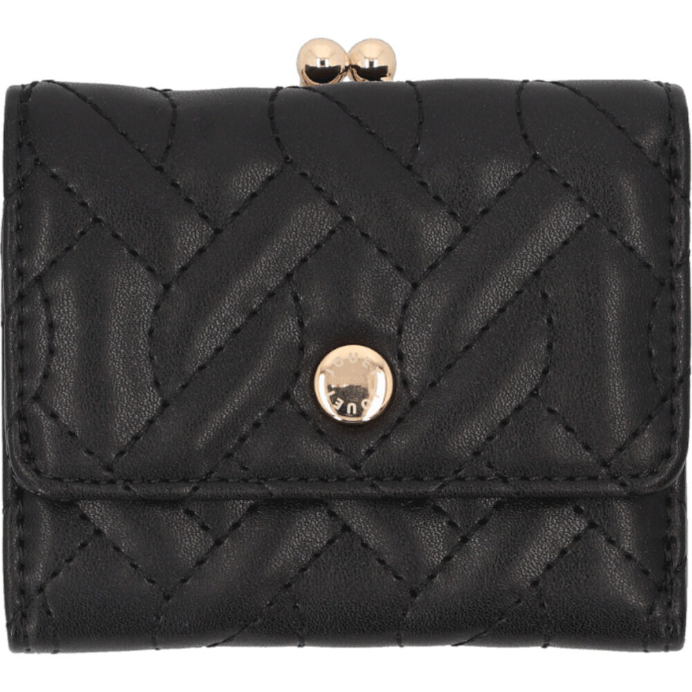 BACKYARD FAMILY「がま口財布 通販 JOUET ジョエット 財布 さいふ 合成皮革 ミニ財布 小銭入れ カード入れ」|財布|ブラック3