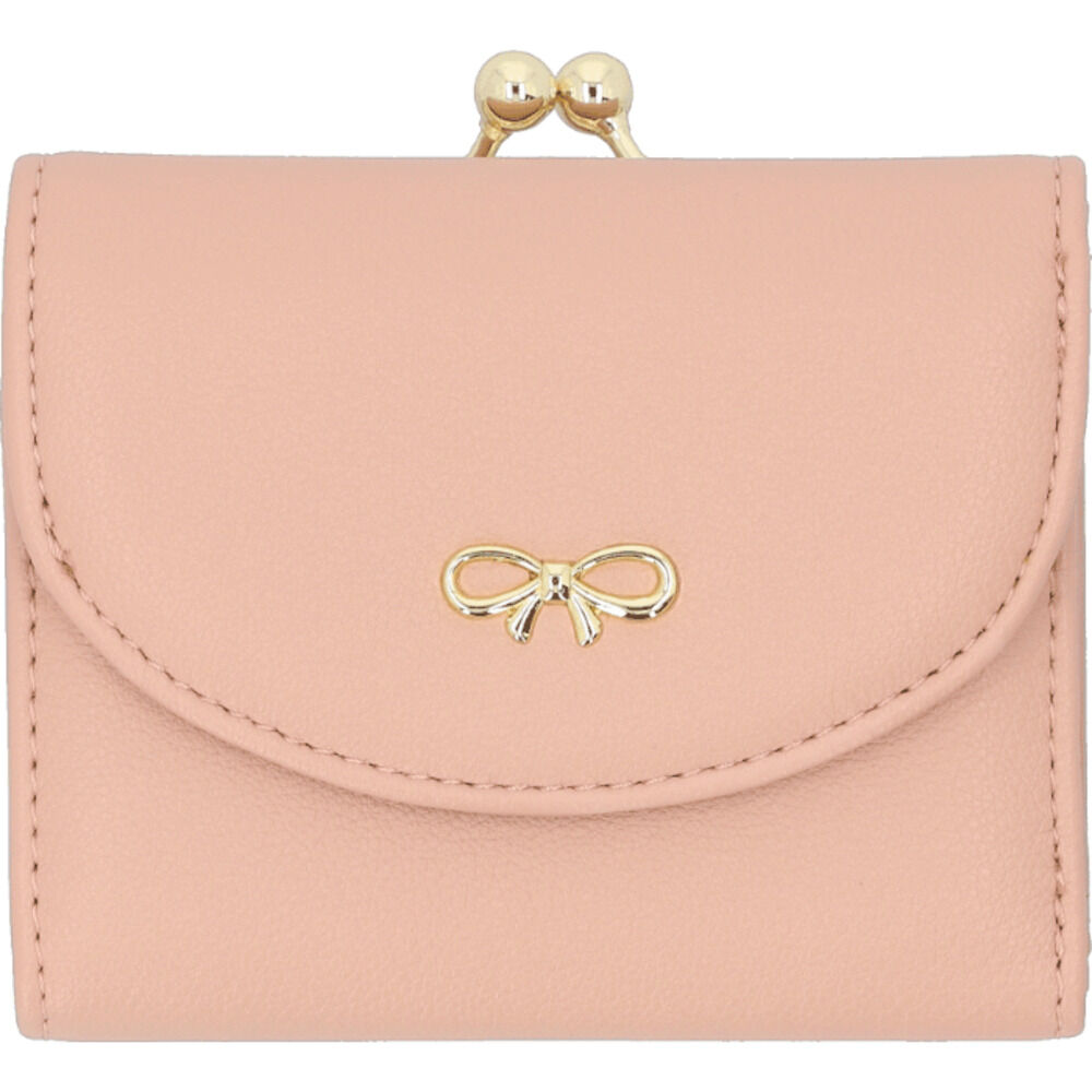 BACKYARD FAMILY「がま口財布 通販 JOUET ジョエット 財布 さいふ 合成皮革 ミニ財布 小銭入れ カード入れ」|財布|ピンク1