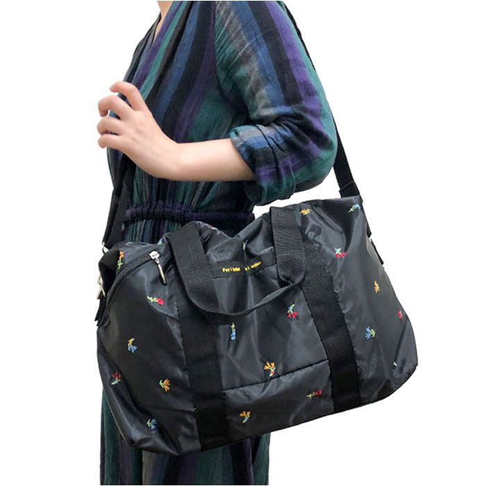 BACKYARD FAMILY「ボストンバッグ 軽量 通販 Ferlieden フェアリーデン 小花刺繍 旅行バッグ 旅行」|ボストンバッグ|