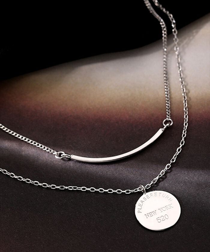 BACKYARD FAMILY「ネックレス レディース シンプル 通販 ペンダント 2連ネックレス コインネックレス」|その他|