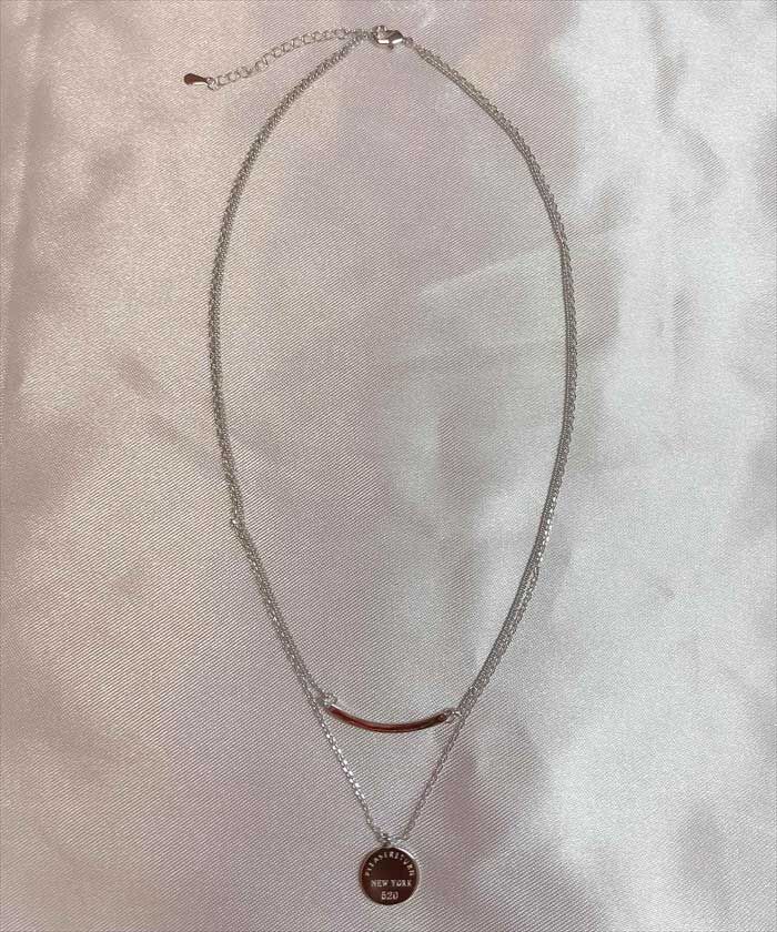 BACKYARD FAMILY「ネックレス レディース シンプル 通販 ペンダント 2連ネックレス コインネックレス」|その他|