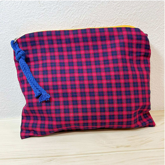 BACKYARD FAMILY「チェック柄 ポーチ 通販 化粧ポーチ 小物入れ コスメポーチ メイクポーチ コスメ収納」|ポーチ|