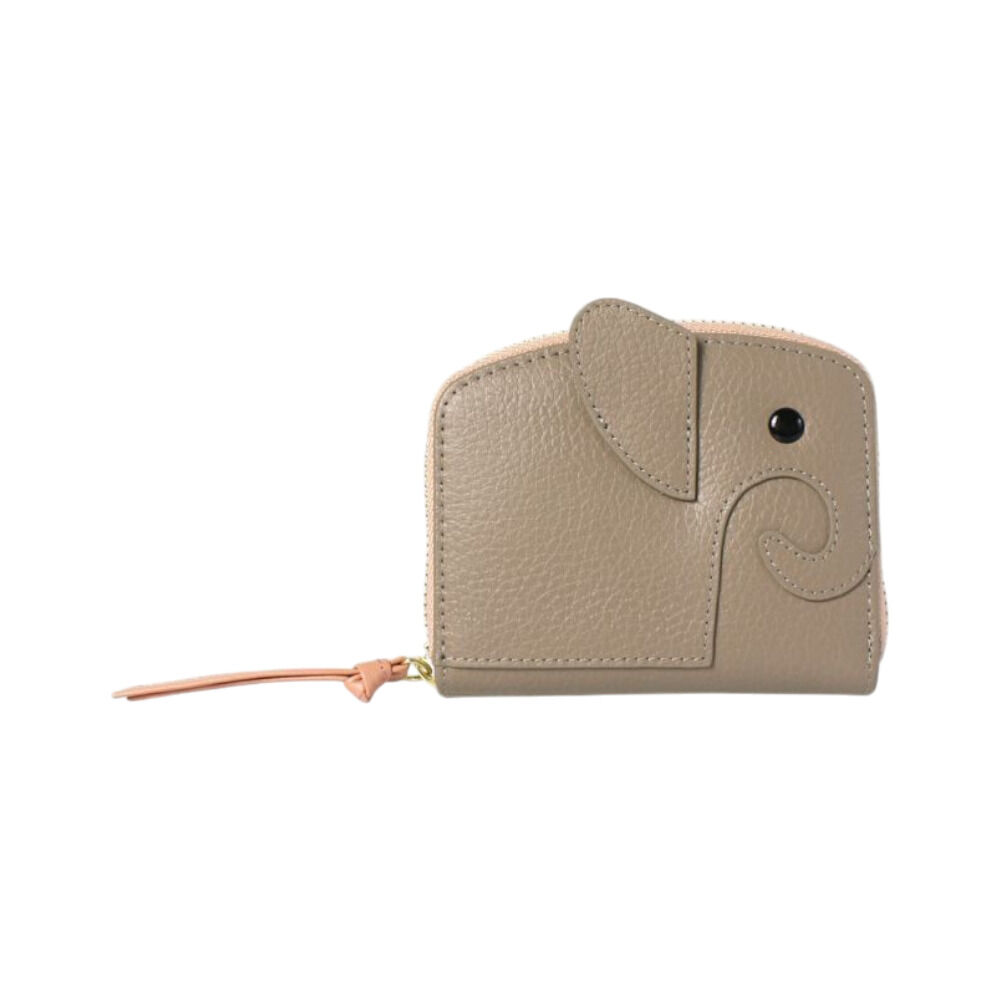 BACKYARD FAMILY「lizdays リズデイズ ゾウ ミニ財布 lz-66117 通販 本革財布 牛革財布 財布」|財布|ベージュ1