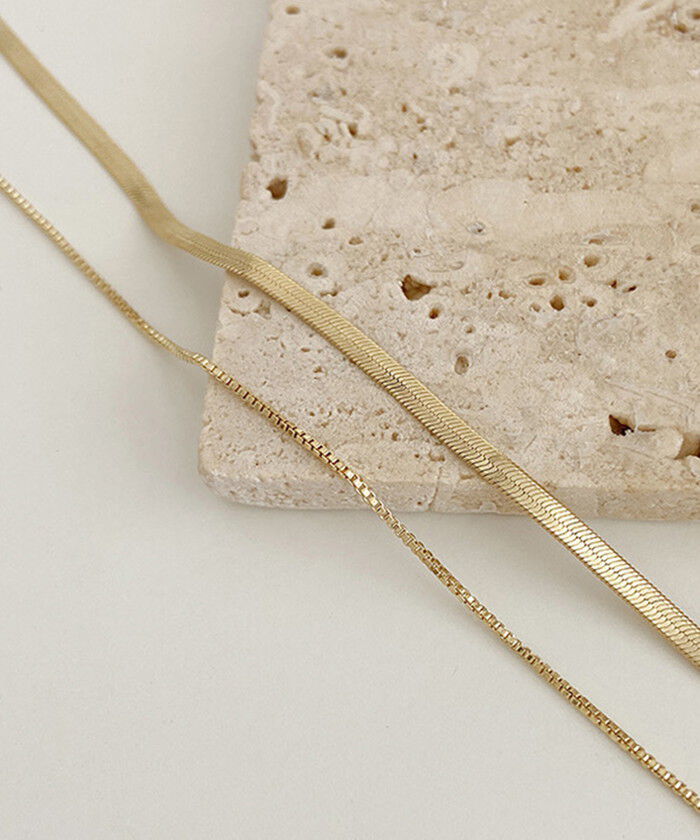 BACKYARD FAMILY「ネックレス レディース シンプル 通販 ペンダント 首飾り ジュエリー アクセサリー 二重 ダブル」|その他|