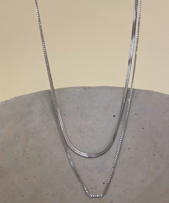 BACKYARD FAMILY「ネックレス レディース シンプル 通販 ペンダント 首飾り ジュエリー アクセサリー 二重 ダブル」|その他|