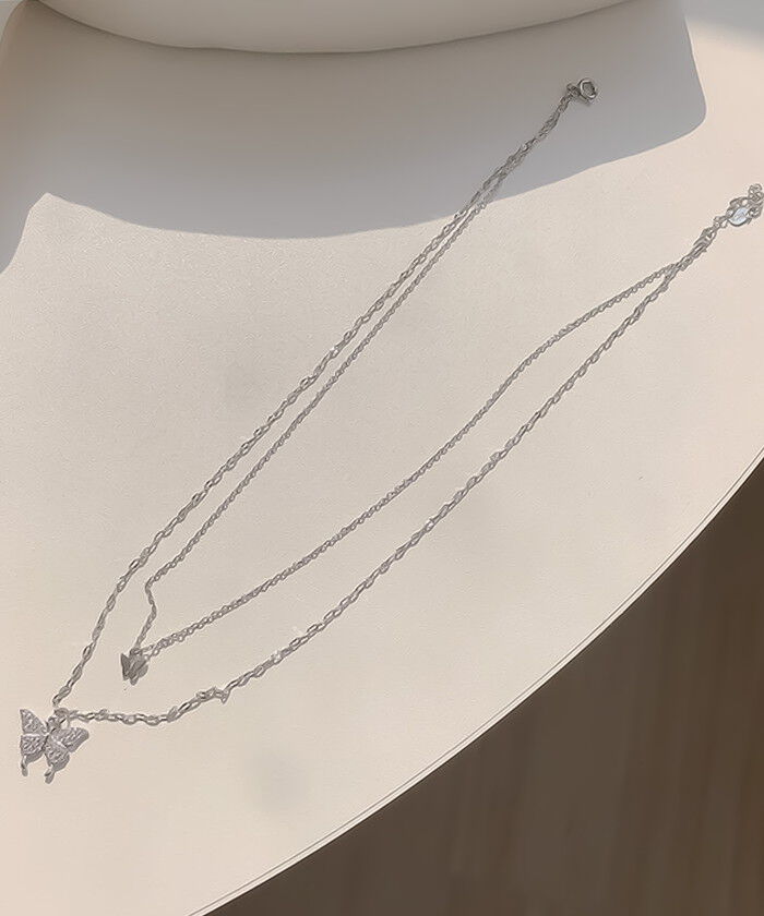 BACKYARD FAMILY「ネックレス レディース シンプル 通販 ペンダント 首飾り ジュエリー アクセサリー 二重 ダブル」|その他|