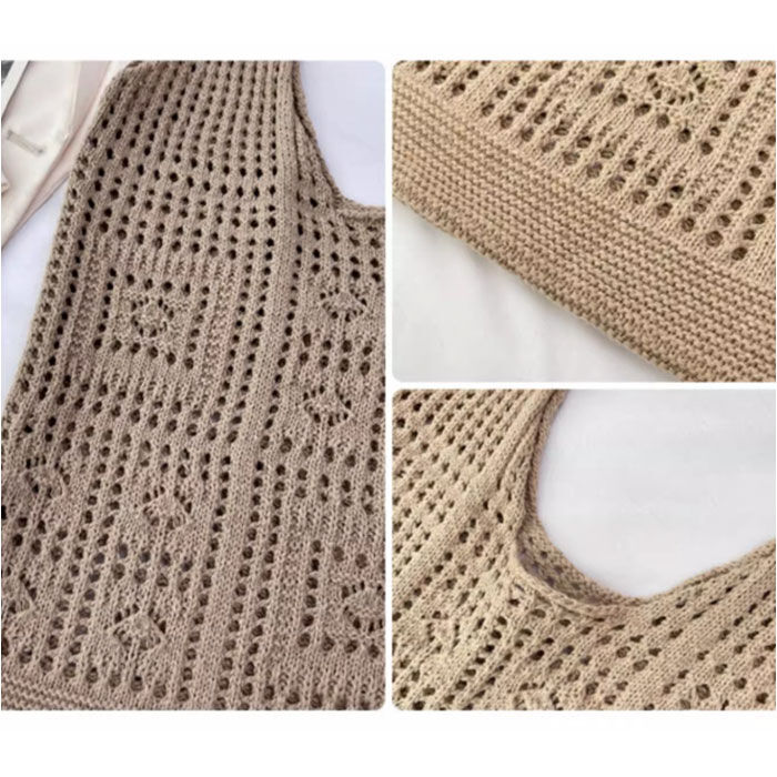 BACKYARD FAMILY「ニットトートバッグ 肩掛け 通販 トートバッグ レディース ニットバッグ ニットトート ニット」|トートバッグ|