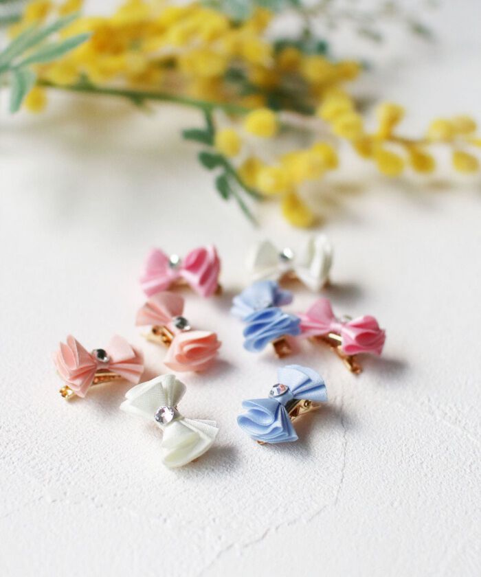 BACKYARD FAMILY「Rora ヘアクリップ キッズ 2個セット 通販 メロディア ミニ ラインストーン ヘアークリップ」|その他|