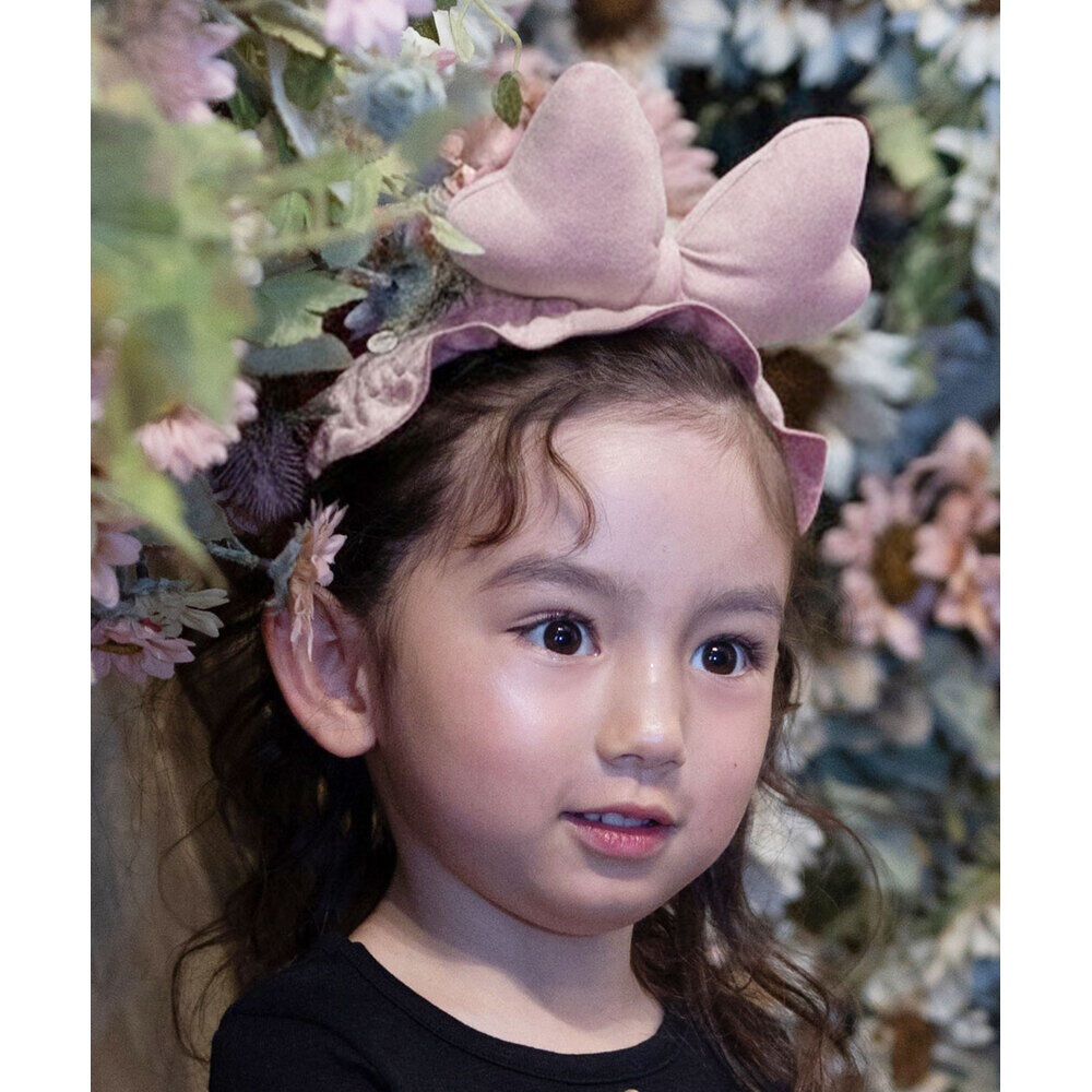 BACKYARD FAMILY「ヘアバンド キッズ 洗顔 通販 Rora リボン ヘアーバンド 髪どめ 髪留め ヘアターバン」|その他|ピンク1