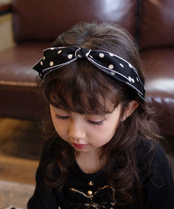 BACKYARD FAMILY「Rora カチューシャ キッズ 通販 プティ ドット 髪飾り 髪留め 髪どめ ヘアアクセサリー」|その他|