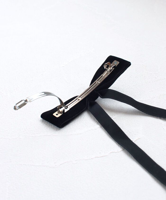 BACKYARD FAMILY「Rora バレッタ キッズ 通販 マールン ベルベット 髪飾り 髪どめ 髪留め リボン 大きめ」|その他|