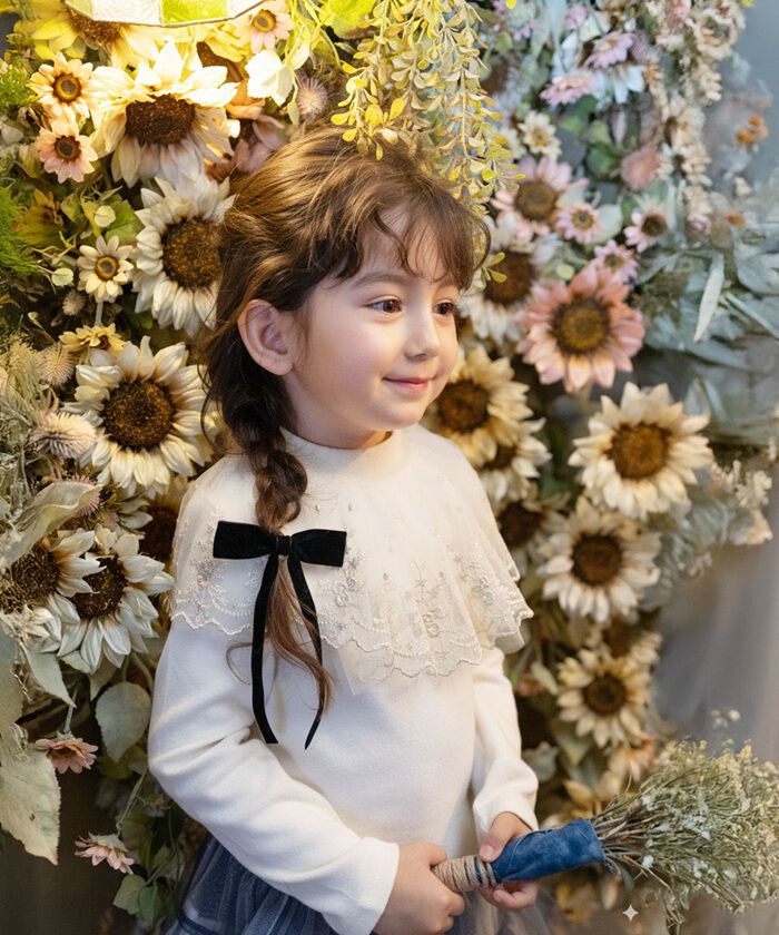 BACKYARD FAMILY「Rora バレッタ キッズ 通販 マールン ベルベット 髪飾り 髪どめ 髪留め リボン 大きめ」|その他|