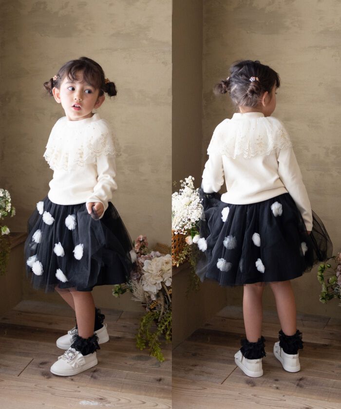 BACKYARD FAMILY「Rora 子供服 スカート 通販 ポップマム お花スカート フレアスカート キッズ 女の子 女子」|その他|