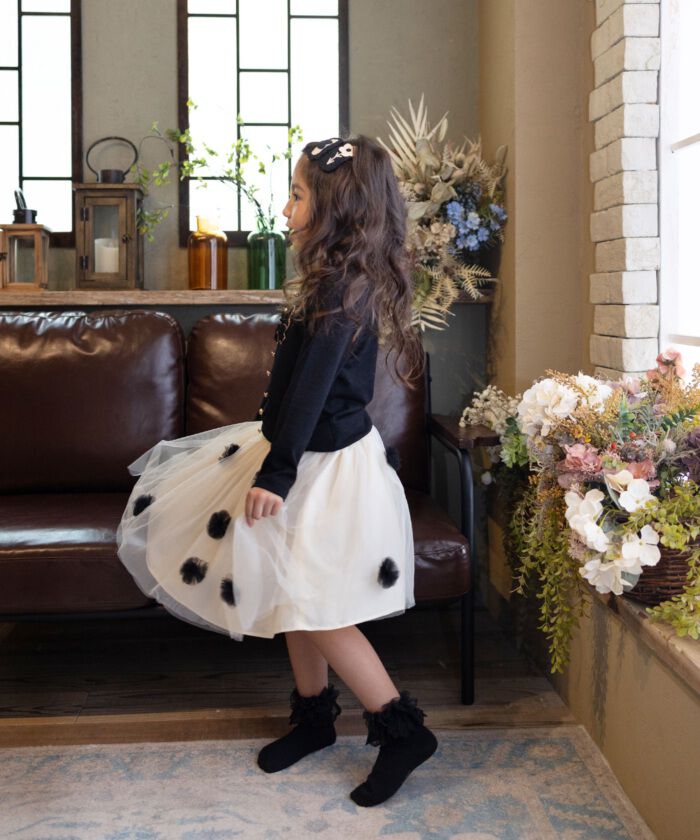 BACKYARD FAMILY「Rora 子供服 スカート 通販 ポップマム お花スカート フレアスカート キッズ 女の子 女子」|その他|