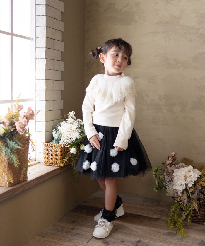 BACKYARD FAMILY「Rora 子供服 スカート 通販 ポップマム お花スカート フレアスカート キッズ 女の子 女子」|その他|