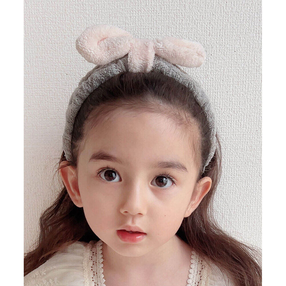 BACKYARD FAMILY「ヘアバンド キッズ 洗顔 通販 Rora ヘディ ヘアーバンド 髪どめ 髪留め ヘアターバン」|その他|グレー1