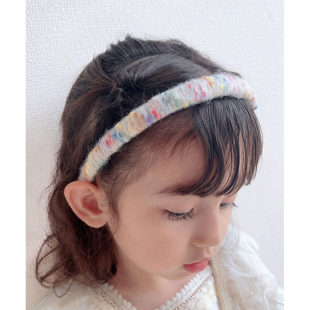 BACKYARD FAMILY「Rora カチューシャ キッズ 通販 さくら 髪飾り 髪留め 髪どめ ヘアアクセサリー ヘアバンド」|その他|ホワイト1