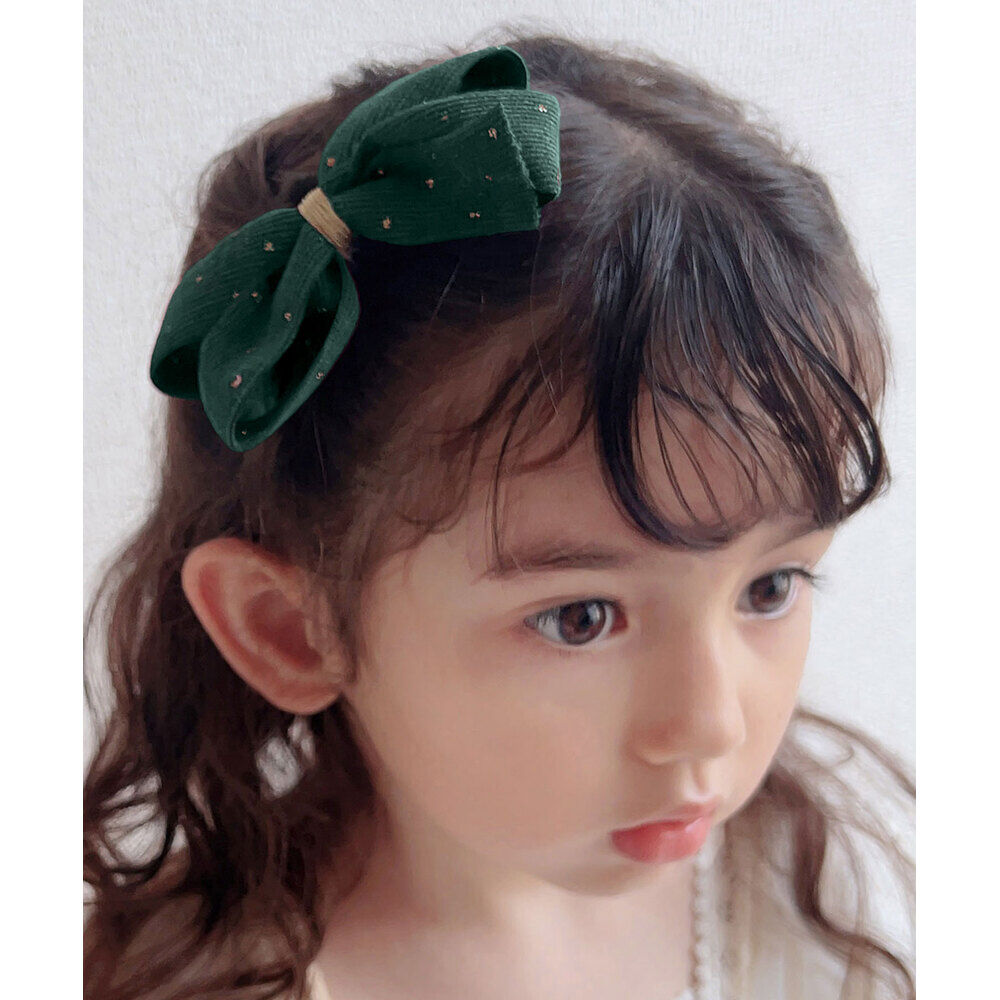 BACKYARD FAMILY「Rora ヘアクリップ キッズ 通販 アイリン ヘアークリップ 髪どめ 髪留め ヘアアクセサリー」|その他|グリーン1
