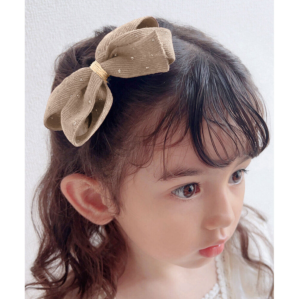 BACKYARD FAMILY「Rora ヘアクリップ キッズ 通販 アイリン ヘアークリップ 髪どめ 髪留め ヘアアクセサリー」|その他|ベージュ1