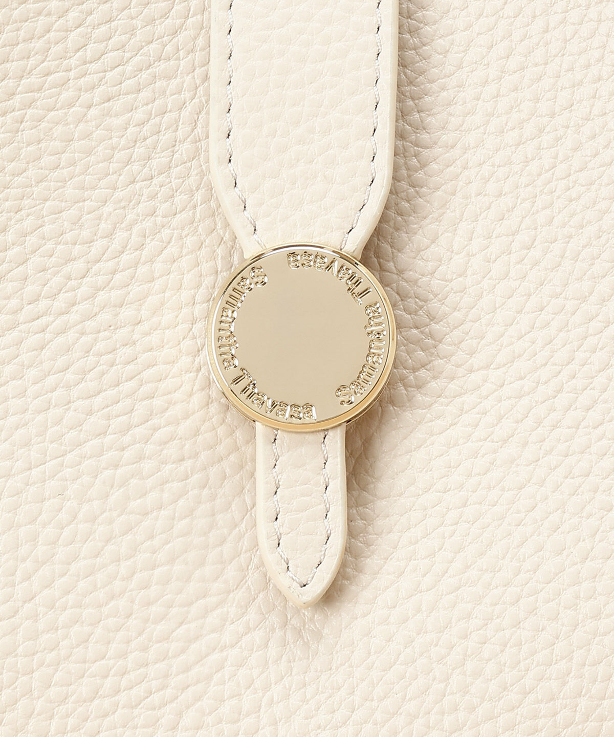 Samantha Thavasa「サークルモチーフスクエアレザートートバッグ 大サイズ」|トートバッグ|