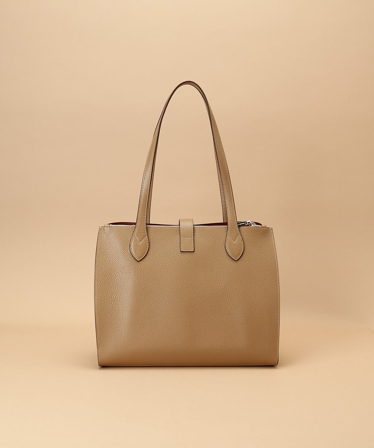 Samantha Thavasa「サークルモチーフスクエアレザートートバッグ 大サイズ」|トートバッグ|